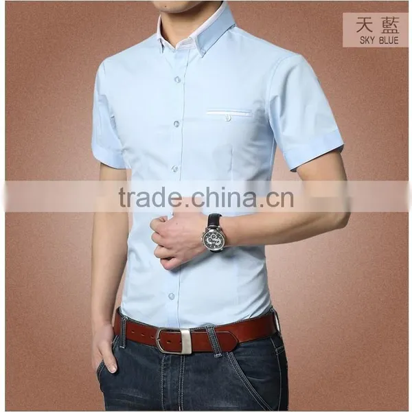 2015 Hot Sale Fashion Style Shirts Design for Men photo-3