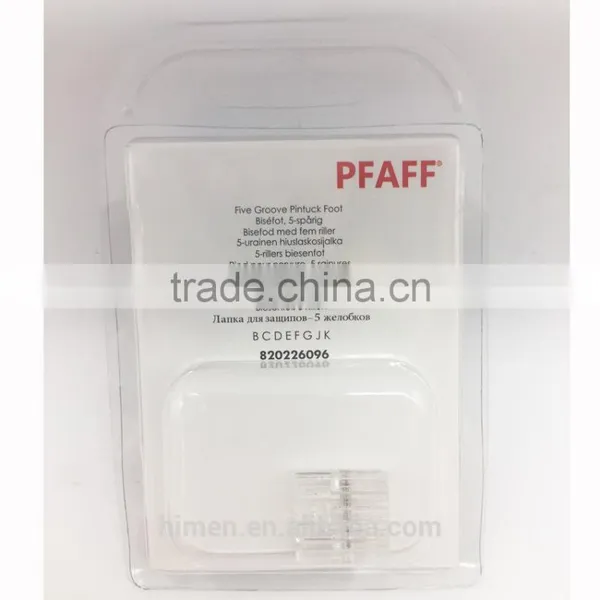 PFAFF 5 GROOVE PINTUCK FOOT - FEET 820226096 photo-2