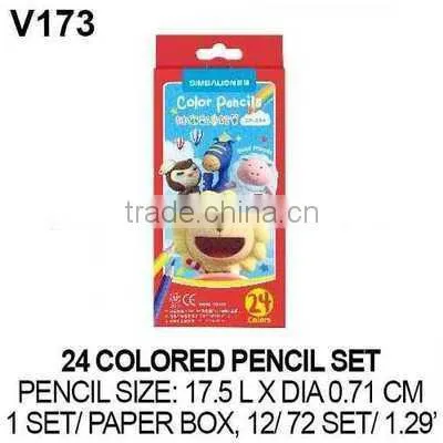 24 PROFESSIONAL NON-TOXIC COLORED PENCIL SET photo-5