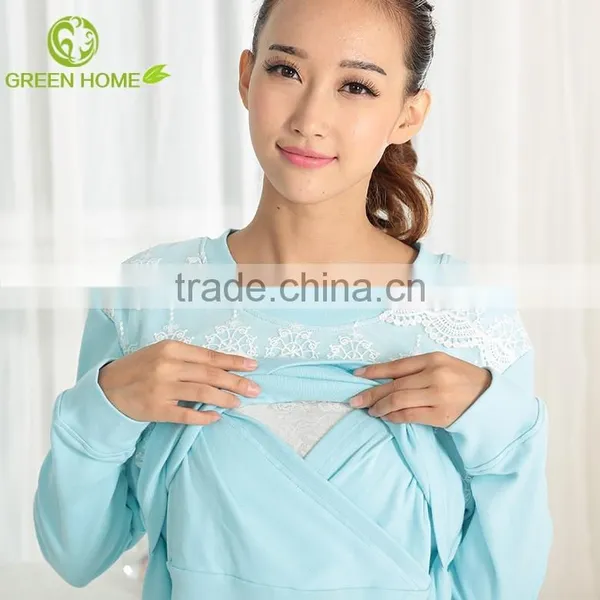 Short Sleeve Comfortable Office Wear Maternity Tops