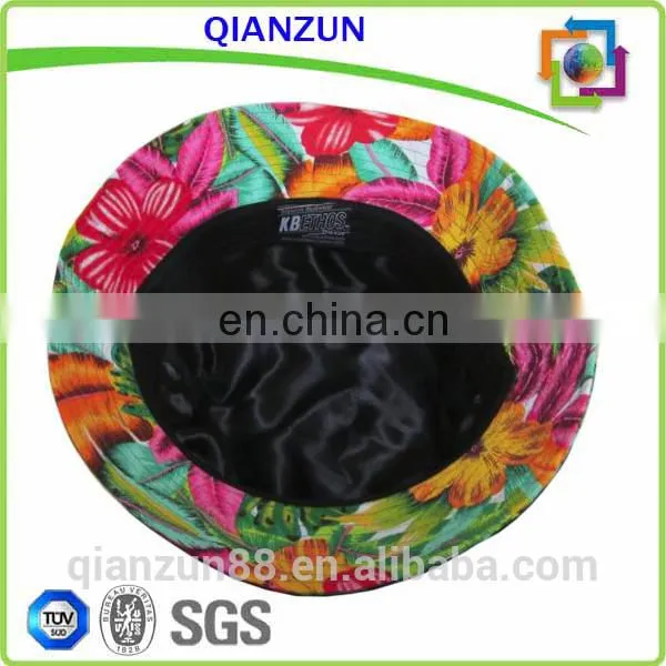White Polyester Fashion Bucket Hat Sun Hat photo-6