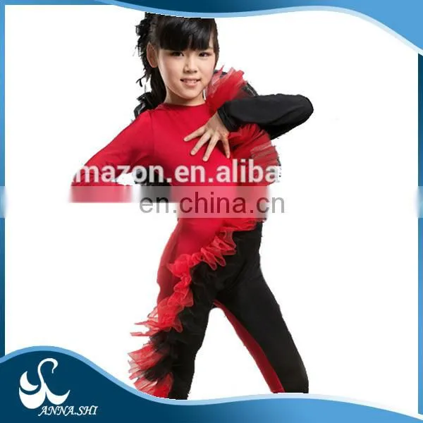 Hot Sale 2015 New Style Fitting Girls Children Stage Dance Costume