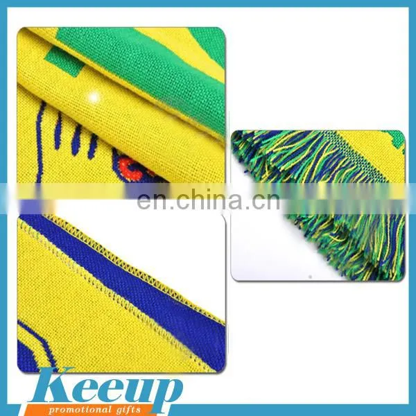 Custom Cheap Acrylic Soccer Fan Scarf for Promotional photo-4