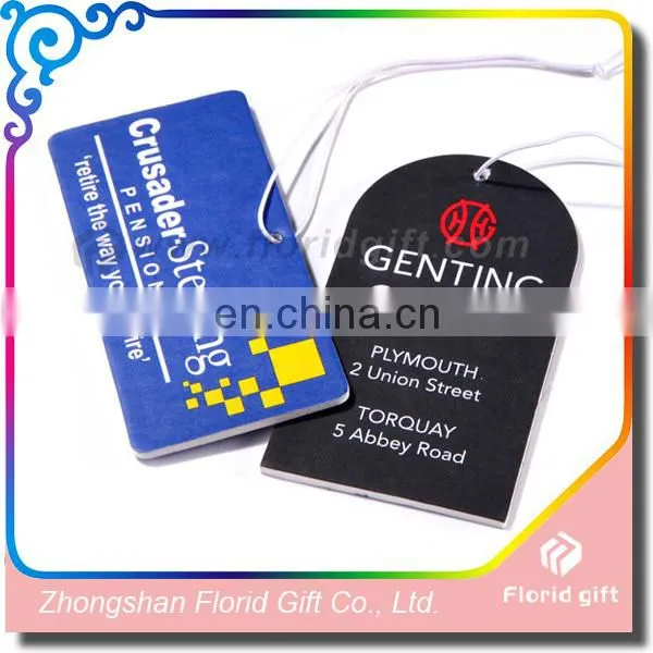 Make Hanging Paper Car Shape Air Freshener ,custom Paper Air Freshener for Pomotion photo-5
