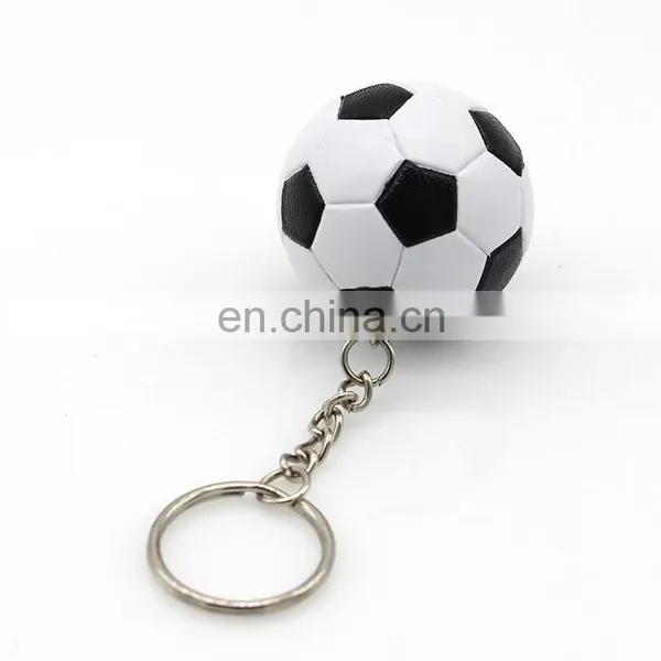 2017 Popular 3D PVC Sports Football/soccer Keychain for Sale photo-3