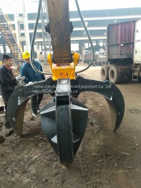 Rotating Orange Peel Grapple for Excavator photo-4