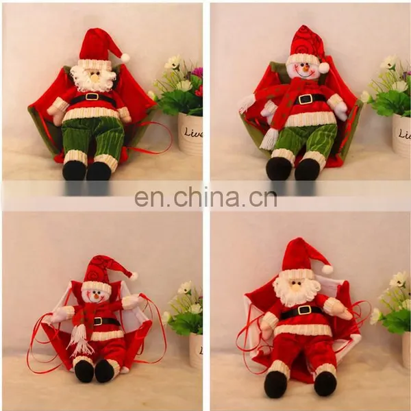 2015 New Design Parachute Santa Clause Pendant for Christmas Tree X'mas Party Gift photo-2