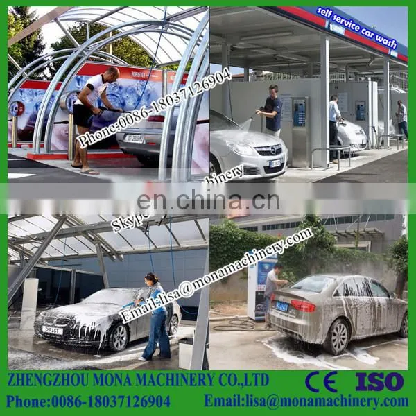 New Coin /card Operated Hot Cold Water/ Foam Multional Used Self Service Car Wash Equipment photo-6