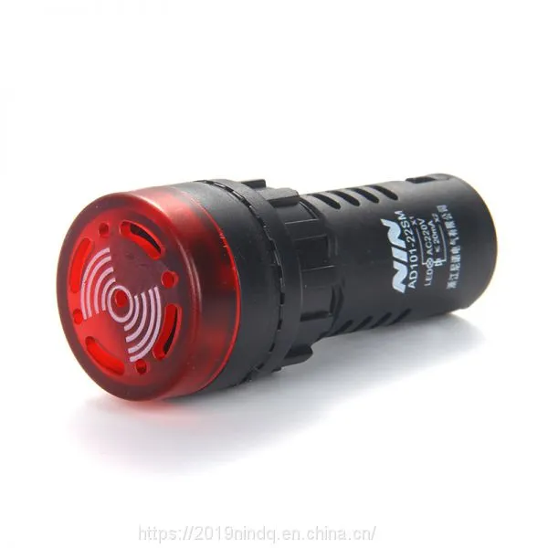 22mm Mounting Size Buzzer Illuminated Indicator Light Buzzer Electronic Buzzer