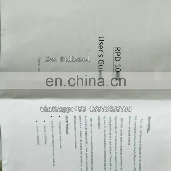 No,010(2) RPD100 Rail Pressure Diagnoser photo-5