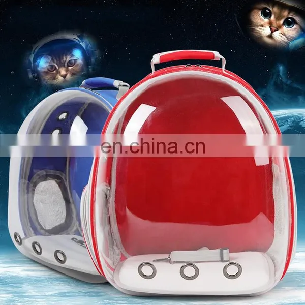 Wholesale Trend Transparent Capsule Cat Shoulder Bag Out Portable Breathable Pet Space Bag photo-3