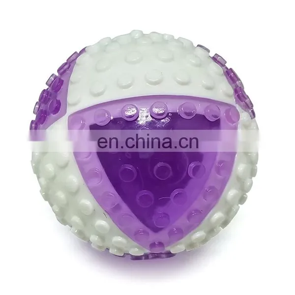 Manufacture New Design Ball Toy Double Colors Dog Play and Chew Toy photo-7