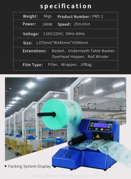 Amecopak Bubble Wrap Protective Air Cushion Film Machine photo-5