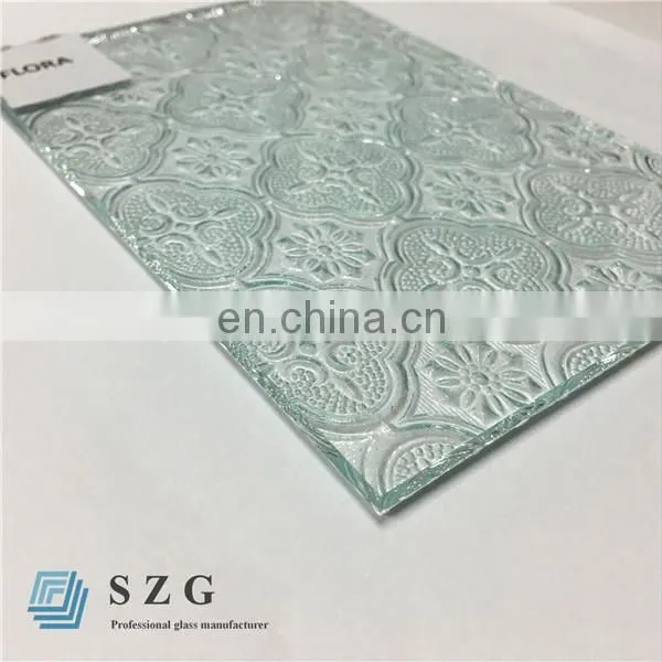 4mm 5mm 6mm Clear Silesia Pattern Glass photo-6