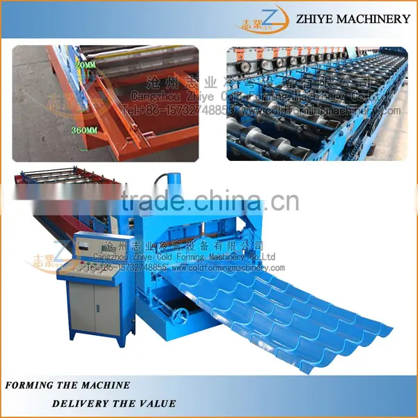 PPGI Step Tile Roofing Sheet Cold Forming Machine/step Roof Panels Roll Forming Machine photo-5