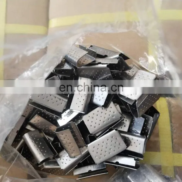 Galvanized PET Strapping Seal/serrated Seal/strapping Buckle With Print photo-2