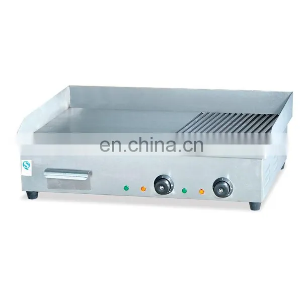 820 Stainless Steel Electric Flat Griddle With Two Thermostat photo-2