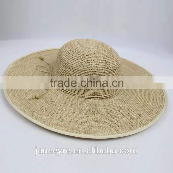 Handmade Fashion Raffia Hats Women Straw Hat Wholesale photo-3