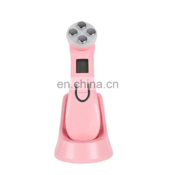 6 in 1 RF Ems Led Light Therapy Face Neck Lift Facial Beauty Device photo-2