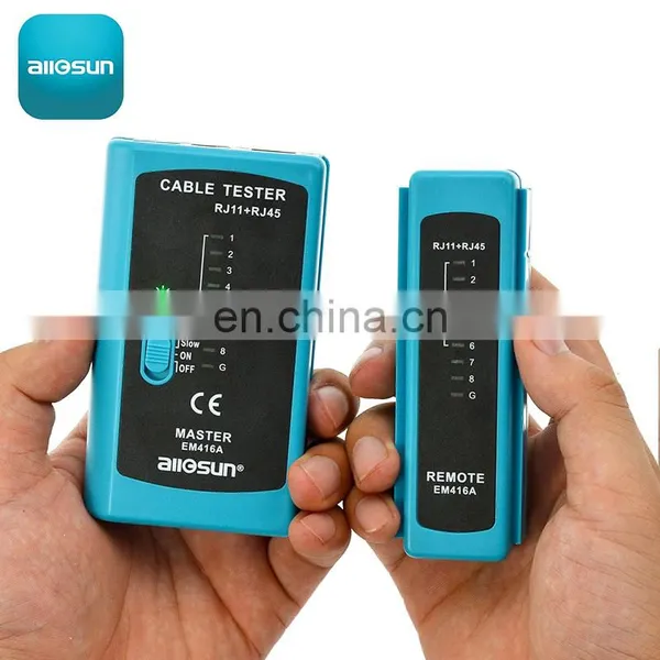 Allosun EM416A RJ11,RJ12 or RJ45 Network Cable Diagnose Tool Short Circuit Open Circuit Wrong Connection Detecetor photo-4