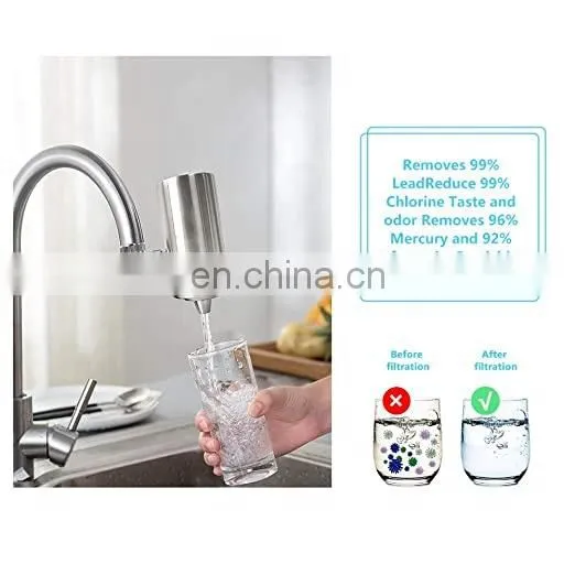 Ceramic Activated Carbon UF Membrane Water Faucet Filter Kitchen Water Filter Tap Water Purifier photo-2