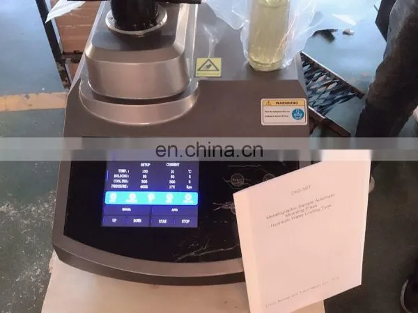 ZXQ-5ST 22mm, 30mm, 45mm Touch Screen Sample Inlaying Machine photo-4