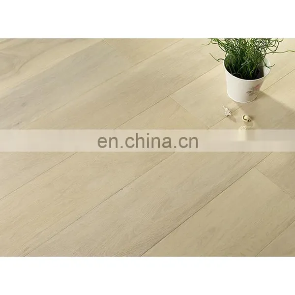 Oak White Oiled Brushed Solid Wood Flooring