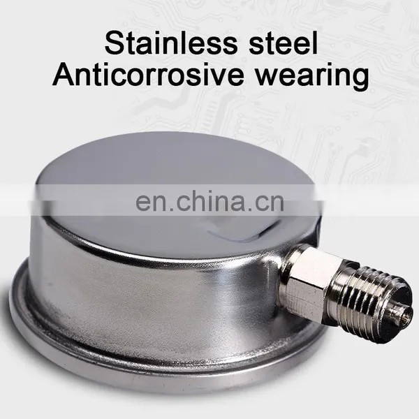 Low Price Liquid Pressure Gauge Brass Steel for Air Compressor photo-4