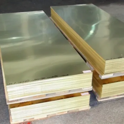 High Conductivity CW509L Copper Brasses Nickel Silvers Customized Thickness 0.15mm-2.2mm 1/4h Temper Decorative Brass Sheet Plate for Construction