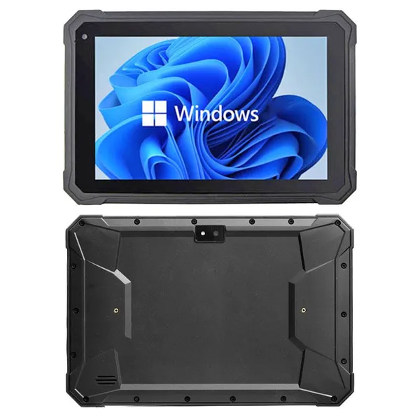 HR850 Cheapest Factory 8 Inch Win10 OS Intel 8GB+128GB IP67 4G Rugged Tablet PC Rugged Pad With NFC 2D Barcode RJ45 Port photo-4