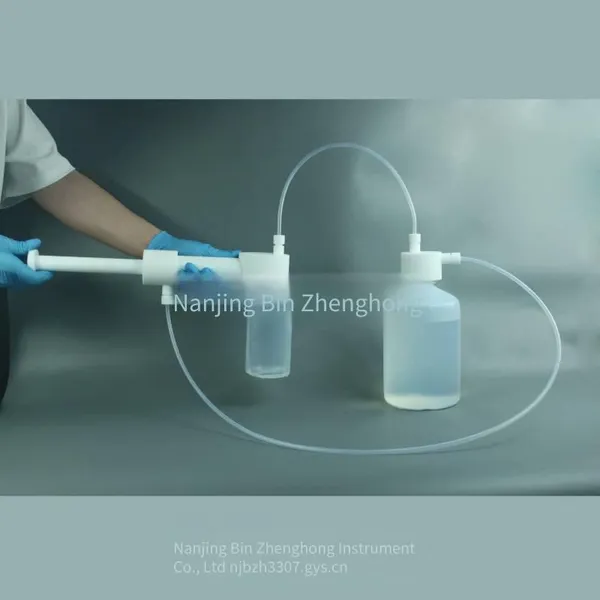 Sampling Device for Semiconductor Ultra-pure Wet Electronic Chemicals, Large Barrel Acid Sampler, Liquid Sampler, Ultra-pure Sampler photo-2