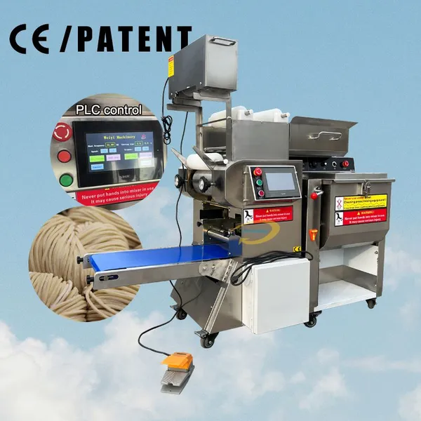 Multifunctional PC Control Full Stainless Steel 304 Automatic Electric Japanese Ramen Udon Noodle Making Pressing Cutter Machine