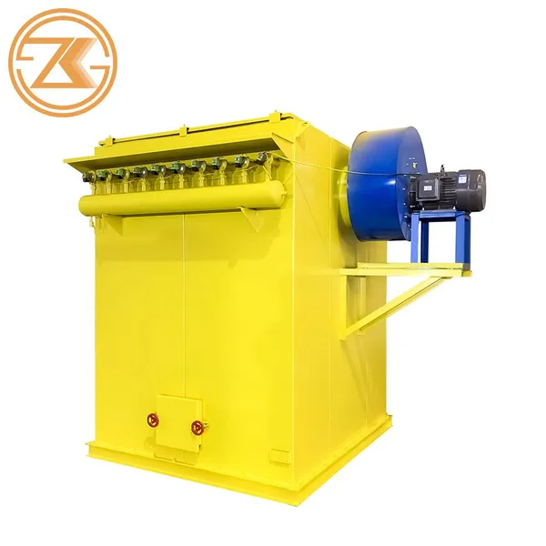 Industrial Environmental Protection Equipment Bag Dust Collector, Central Silo Top, Boiler, Woodworking, Cyclone, Cartridge, Pulse Dust Collector photo-4