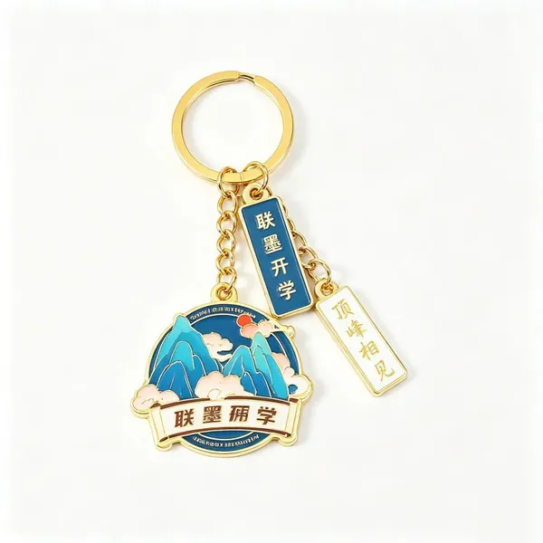 Stained Glass Rainbow Cat Star Enamel Keychain Custom Art Decor Key Ring photo-2