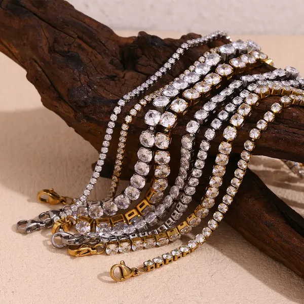 Stainless Steel Curb Chain Bracelet 8mm Link Width 20cm Length Factory Direct Price photo-4