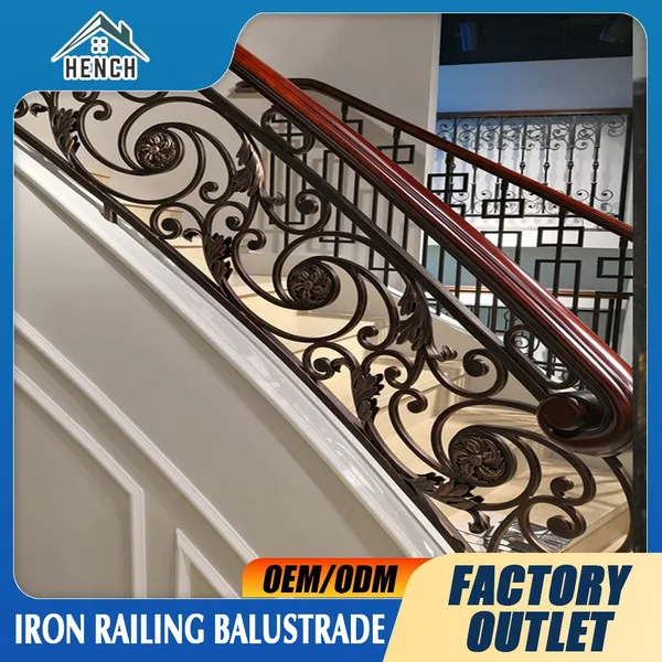 Custom Made Wrought Iron Railing Balcony Balustrades