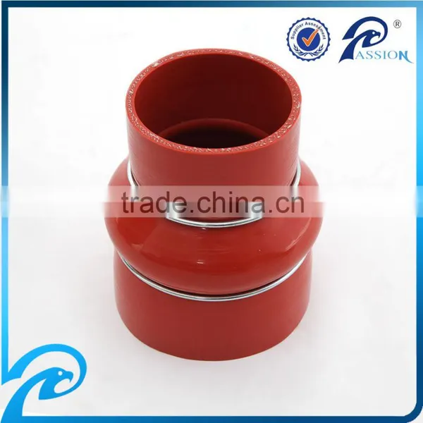 Manufacturers China Red Shift Silicone Hump Hose Reducer With Rings photo-2