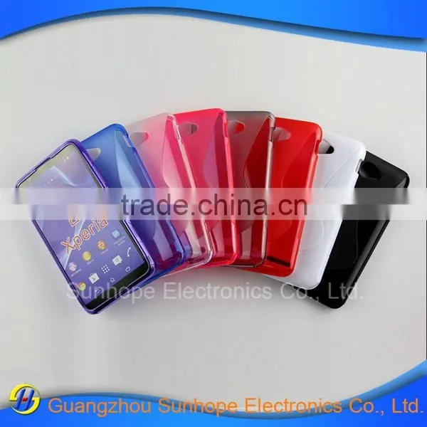 2015 S Line Wave Design Tpu Cases for Xperia E4 photo-5