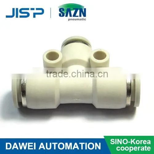 SAZN SPE Pipe Fitting Pneumatic Quick Couplings, Plastic Pneumatic Air Fitting Pneumatic Fitting Push In Fitting