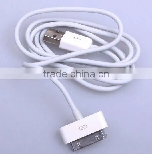 White USB Mobile Date Cable for Iphone