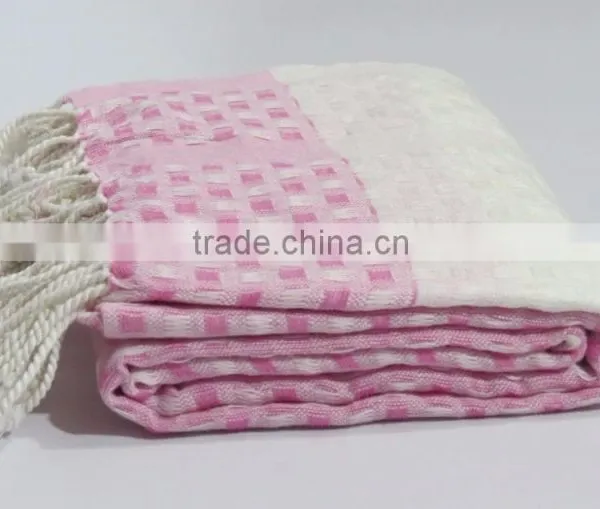 Turkish Towel Hammam Peshtemal Fouta Cotton Pareo Indian Manufacturer photo-2