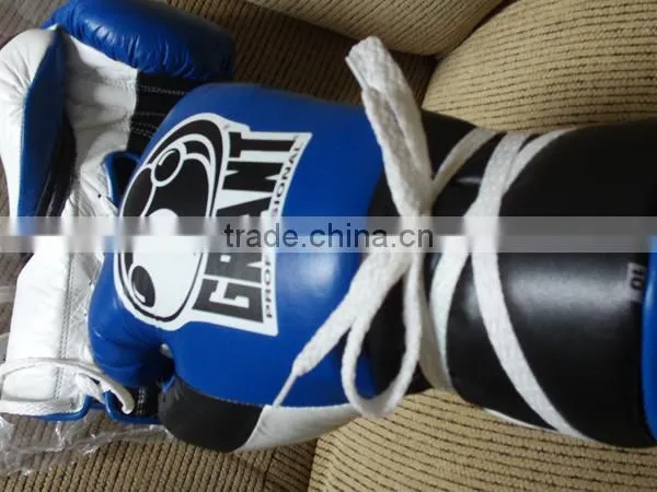 Pakistan Cowhide Leather Black Boxing Gloves photo-6
