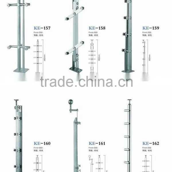 Stainless Steel Baluster Post Railing Designs photo-2