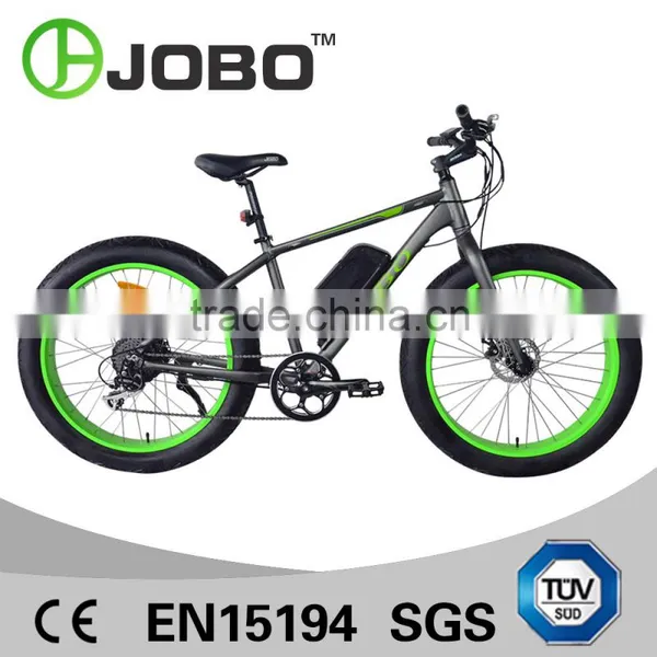 Electric Bicycle Fat Bike in Snow or Sandbeach EN15194