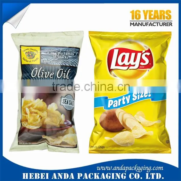 Eco-friendly Plastic Laminated Potato Chips Packaging Material/Snack Food Sachet Packaging Potato Chips Packaging Bag photo-4