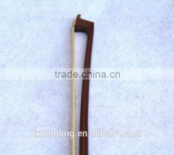 Quality Pernambuco Round Stick Violin Bow Round Bow Ebony Frog photo-3