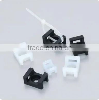 High Quality Self Adhesive Plastic Nylon Cable Tie Mount Cable Tie Holder photo-4