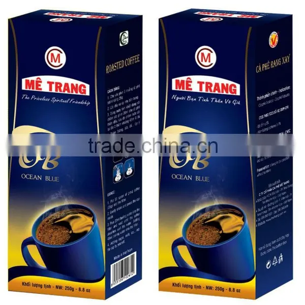 OCEAN BLUE GROUND COFFEE - ME TRANG BRAND - OB Label