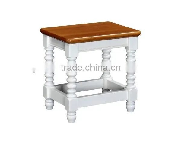 Reliable Quality Cheap Cute Dresser Stool Wooden Stool for Makeup Bedrooom Set for Girls#SP-BE001 photo-3