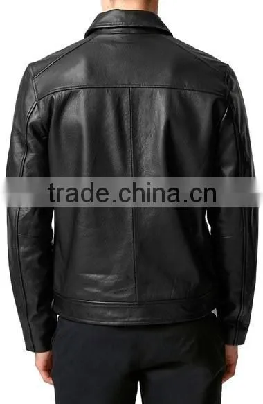 Silver Zips German Leather Jacket photo-2